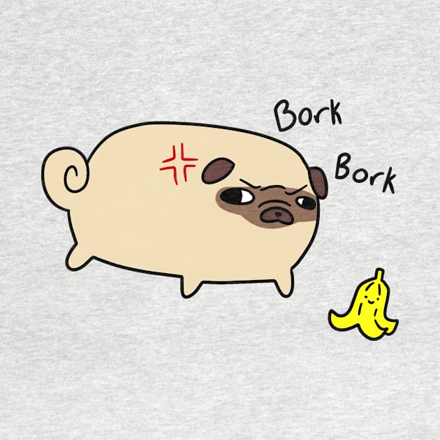 Bork Bork Pug by saradaboru